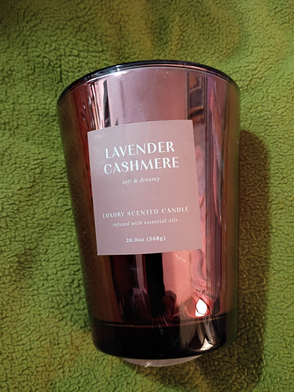 Luxury Scented Candle - Rose Metallic